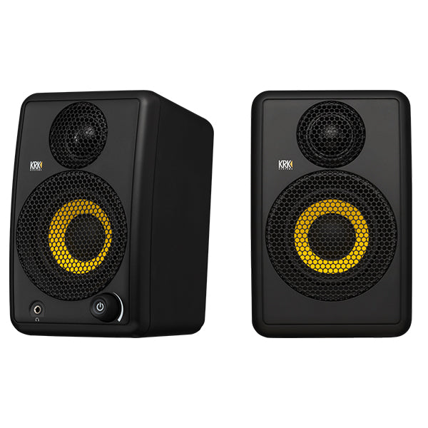 KRK GoAux 3 Portable Bluetooth Studio Monitor Speaker with Carrying Bag and Isolation Stand (Go Aux 3)