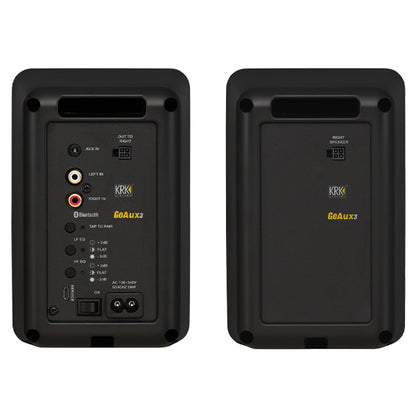 KRK GoAux 3 Portable Bluetooth Studio Monitor Speaker with Carrying Bag and Isolation Stand (Go Aux 3)