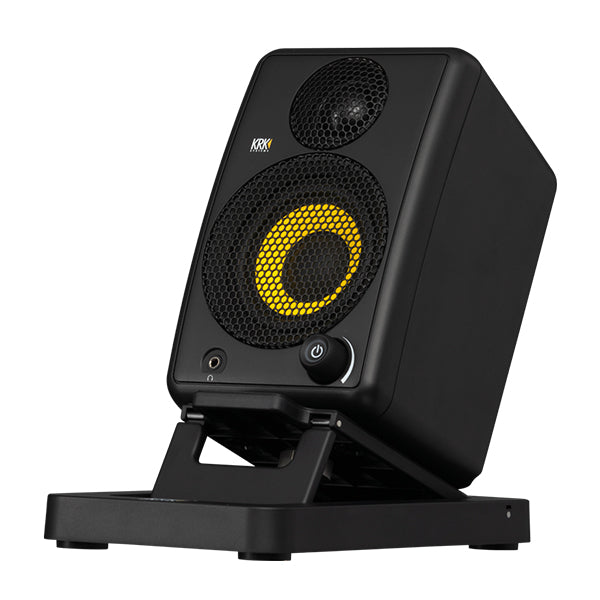 KRK GoAux 3 Portable Bluetooth Studio Monitor Speaker with Carrying Bag and Isolation Stand (Go Aux 3)