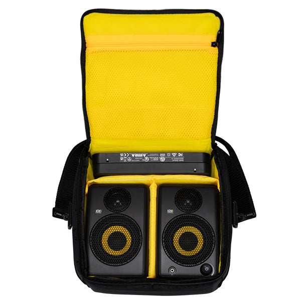 KRK GoAux 3 Portable Bluetooth Studio Monitor Speaker with Carrying Bag and Isolation Stand (Go Aux 3)