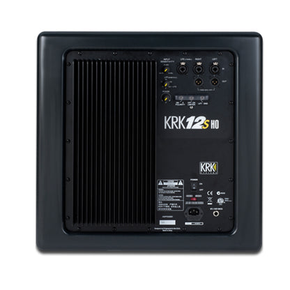 KRK 12sHO 12 Inch 400 Watts Active Powered Studio Monitor Subwoofer Footswitch (12s HO)