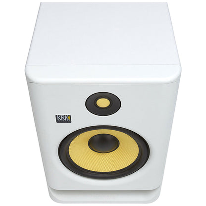 KRK ROKIT 8 G4 8 Inch Powered Active Studio Monitor Speaker White Noise with Isolation Pad - Each (RP8G4WN RP8G4)