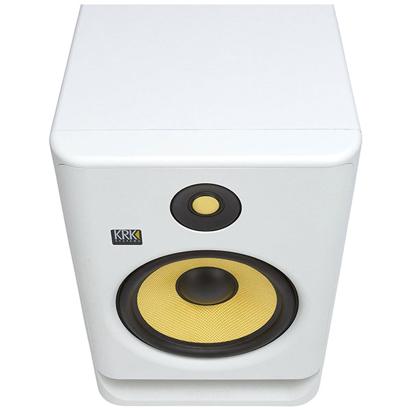 KRK ROKIT 8 G4 8 Inch Powered Active Studio Monitor Speaker - White Noise (RP8G4WN RP8G4 WN)
