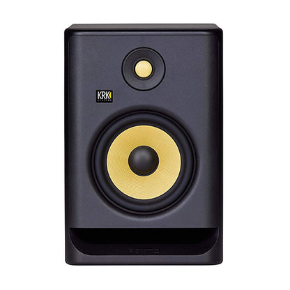 KRK ROKIT 7 G4 7 Inch Powered Active Studio Monitor Speaker Black with Isolation Pad - Each (RP7G4)