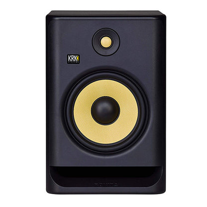 KRK ROKIT 8 G4 8 Inch Powered Active Studio Monitor Speaker Black with Isolation Pad - Each (RP8G4)