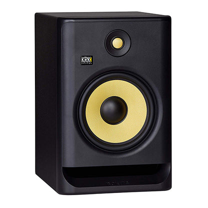 KRK ROKIT 8 G4 8 Inch Powered Active Studio Monitor Speaker Black with Isolation Pad - Each (RP8G4)