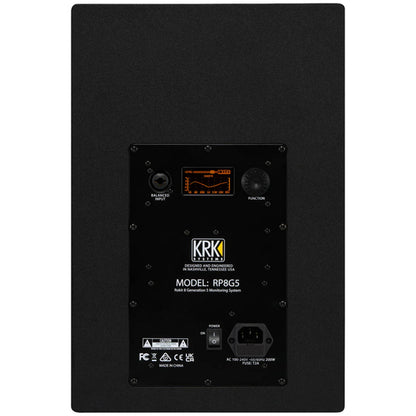 KRK ROKIT 8 G5 8 Inch Powered Active Studio Monitor Speaker - Black (RP8G5)