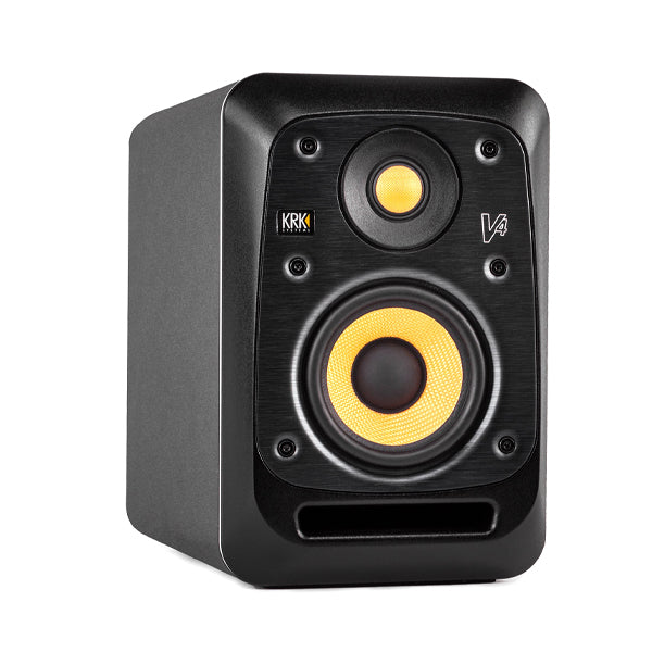 KRK V4S4 V series 4 Inch Powered Studio Monitor Reference Speaker with Isolation Pad - Each (V4 S4)
