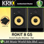 KRK ROKIT 8 G5 8 Inch Powered Active Studio Monitor Speaker - Black (RP8G5)
