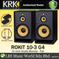 KRK ROKIT 10-3 G4 10 Inch 300 Watt 3-way Active Powered Studio Monitor Speaker (RP10G4 Rokit 10)