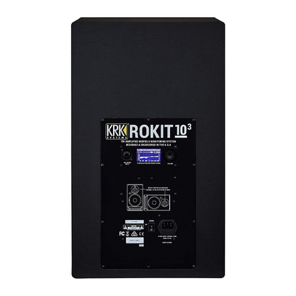 KRK ROKIT 10-3 G4 10 Inch 300 Watt 3 Way Active Powered Studio Monitor Speaker with Isolation Pad - Each (RP10G4 Rokit 10)