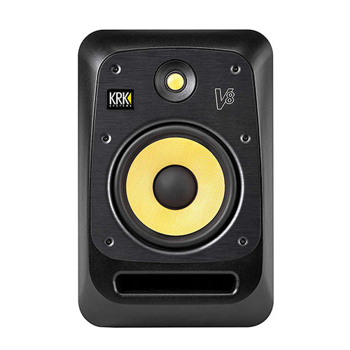 KRK V8S4 V Series 8 Inchj Powered Studio Monitor Reference Speaker with Isolation Pad - Each (V8 S4)
