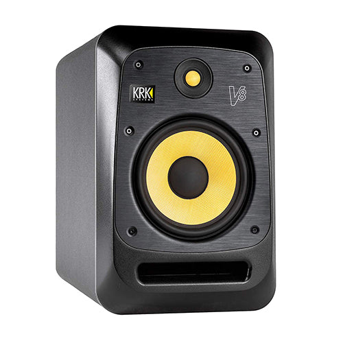 KRK V8S4 V Series 8 Inchj Powered Studio Monitor Reference Speaker with Isolation Pad - Each (V8 S4)