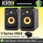 KRK V6S4 V Series 6.5 Inch Powered Studio Monitor Reference Speaker (V6 S4)