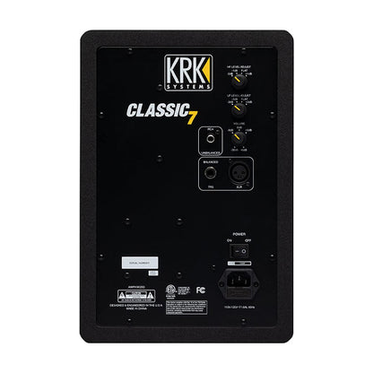 KRK Classic 7 Inch Active Powered Studio Monitor Speaker With Isolation Pad Each (CL7G3)