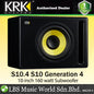 KRK S10.4 10 Inch 160 Watt Active Powered Studio Subwoofer Speaker (S10)