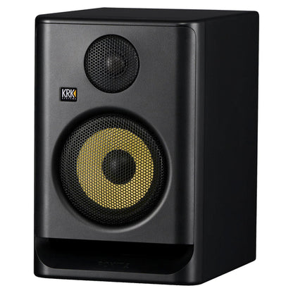 KRK ROKIT 5 G5 5 Inch Powered Active Studio Monitor Speaker Black with Isolation Pad - Each (RP5G5)