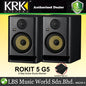 KRK ROKIT 5 G5 Powered Active 5 Inch Two Way Studio Monitor Speaker Gen 5 - Black (RP5G5)
