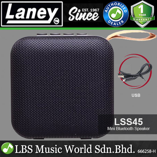 Laney LSS45 3 Watt Portable Mini Amp Compact Bluetooth Speaker With Expansion System