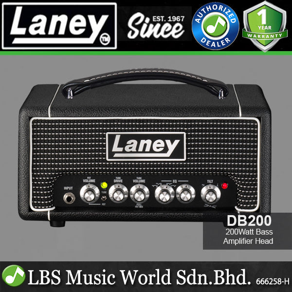 Laney DB200H 200 Watt DIGBETH Tube Amp Bass Amplifier Head (DB200 H)