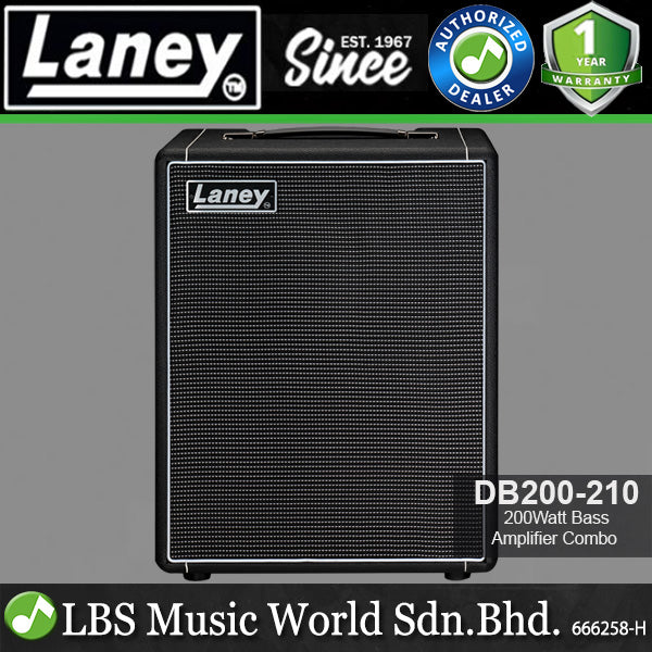 Laney DB200-210 200 Watt 2×10 Inch HH Blue Label Plus Horn Bass Amplifier Combo Speaker Amp (DB200 210)