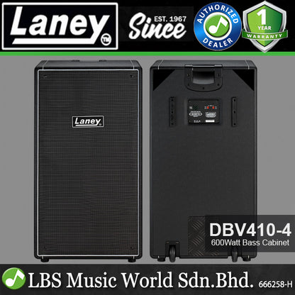 Laney DBV410-4 400 Watt 4X10 Inch HH Black Label Ceramic Drivers Amp Bass Cabinet Amplifier (DBV410 4)