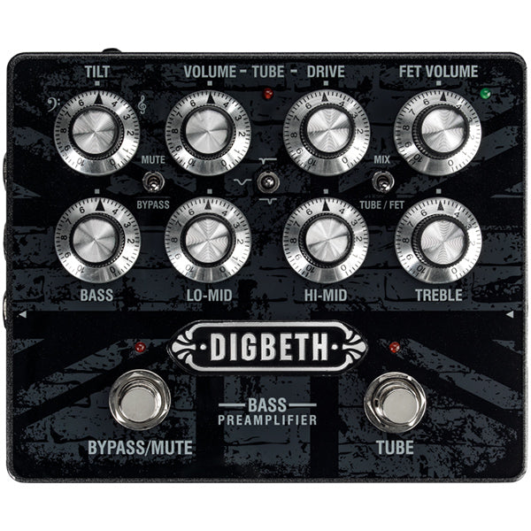 Laney DB-PRE Digbeth Amp Pre Amplifier Effect Pedal for Bass Guitar (DBPRE DB PRE)