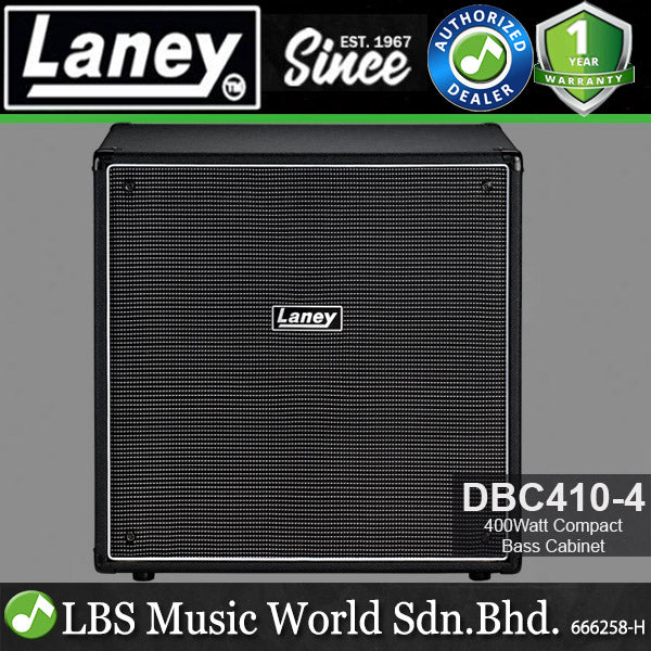 Laney DBC410-4 400Watt 4X10 Inch HH Blue Label Drivers Amp Compact Bass Cabinet Amplifier (DBC410 4)