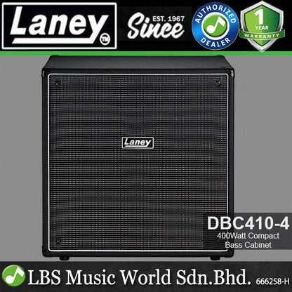 Laney DBC410-4 400Watt 4X10 Inch HH Blue Label Drivers Amp Compact Bass Cabinet Amplifier (DBC410 4)