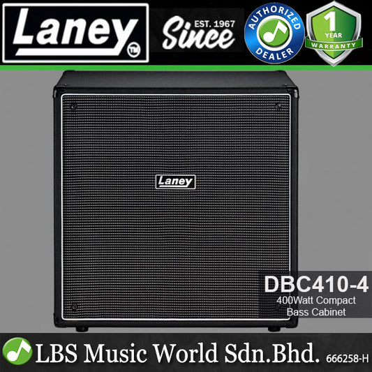 Laney DBC410-4 400Watt 4X10 Inch HH Blue Label Drivers Amp Compact Bass Cabinet Amplifier (DBC410 4)