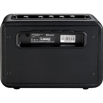 Laney MINI-STB-SUPERG 6 Watt Amp Mini Bluetooth Battery Powered Electric Guitar Speaker Amplifier (MINI STB SUPERG)