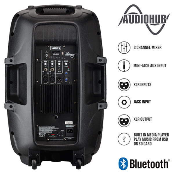 Laney AH115-G2 800W 2 Way Active Power Speaker Integrated Mixer and Bluetooth (AH115G2 AH115 G2)