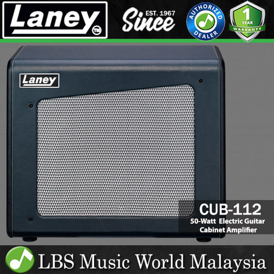 Laney CUB-112 50 Watt 12 Inch Open Back Speaker Amp Electric Guitar Cabinet Amplifier (CUB112 CUB 112)