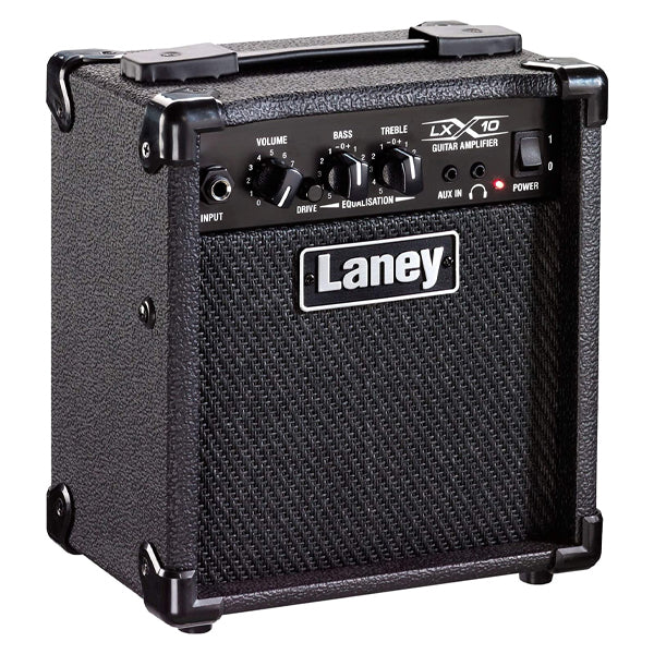 Laney LX10 10 Watt 5 Inch Woofer Speaker Amp Electric Guitar Combo Amplifier Black (LX 10)