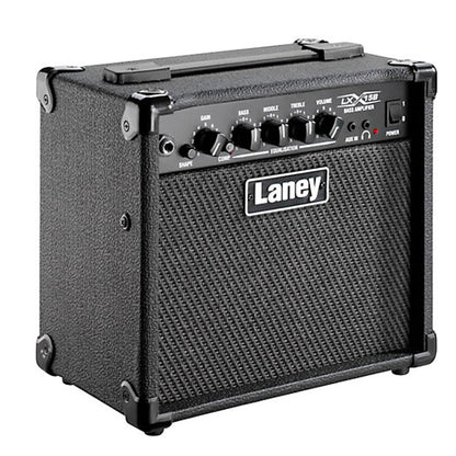 Laney LX15B 15 Watt 2X5 Inch Woofer Speaker Amp LXB Series Bass Guitar Combo Amplifier (LX15 B)