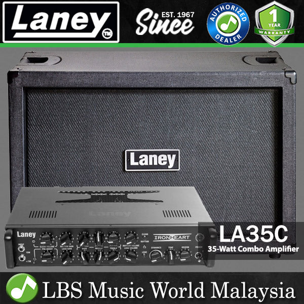 [Discontinued] Laney IRT Studio + IRT212 160 Watts Cabinet Speaker Amp And 15 Watt Head Guitar Amplifier Bundle (IRT 212)