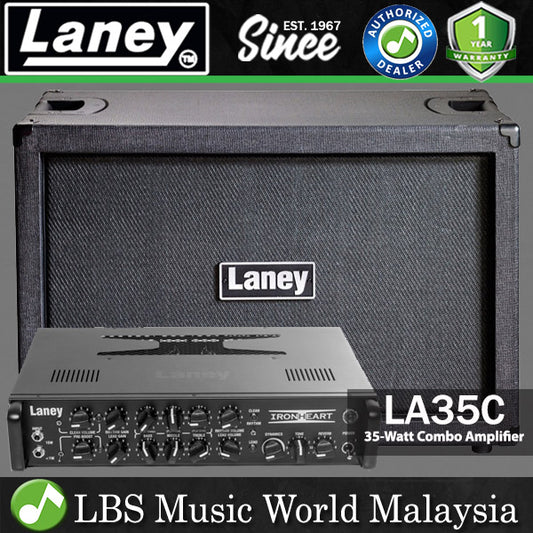 [Discontinued] Laney IRT Studio + IRT212 160 Watts Cabinet Speaker Amp And 15 Watt Head Guitar Amplifier Bundle (IRT 212)