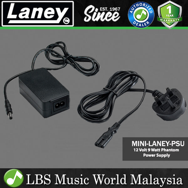 Laney MINI-LANEY-PSU Amp 12 Volt 9 Watt Phantom Power Supply Adaptor For Ministack Speaker Amplifier (MINI PSU)
