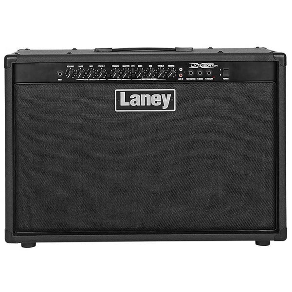 Laney LX120RT 120 Watt 2X12 Inch HH Woofer Speaker Amp Electric Guitar Combo Amplifier Black (LX120 RT)