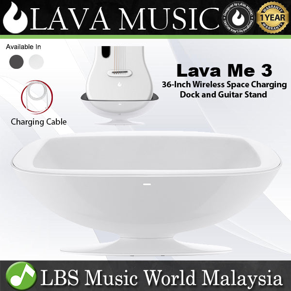 Lava Music Space Charging Dock Multi Purpose Wireless Smart Charger and Guitar Stand For Lava Me 3