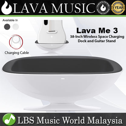 Lava Music Space Charging Dock Multi Purpose Wireless Smart Charger and Guitar Stand For Lava Me 3