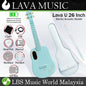 Lava Music Lava U 26 Inch Electric Acoustic Electric Tenor Ukulele With Freeboost Effect & Speaker - Ocean Blue (Limited Edition)