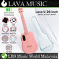 Lava Music Lava U 26 Inch Electric Acoustic Electric Tenor Ukulele With Freeboost Effect & Speaker - Sparkle Sakura (Limited Edition)