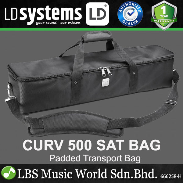 LD Systems CURV 500 SAT BAG Padded Transport Bag for 4 CURV 500 Satellites (CURV500SAT)