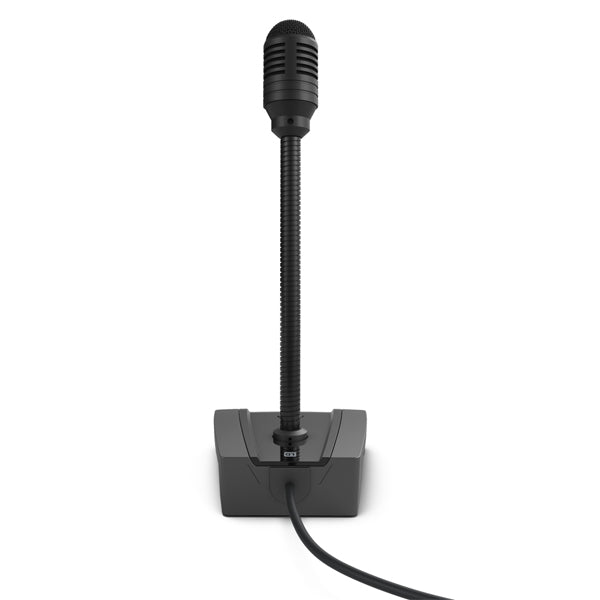 LD Systems PAM Paging Table Microphone with Gooseneck Mic with Swith On Off and Mute
