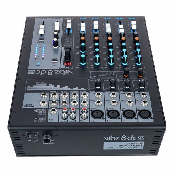 LD Systems VIBZ 8 DC 8 Channel Mixing Console with DFX and