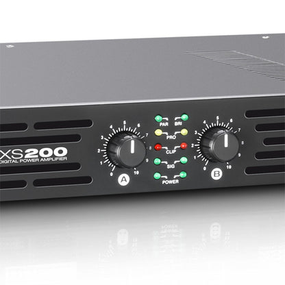 LD Systems XS 200 2 x 100 Watt 4 Ohms PA Power Amplifier Class D (LDXS200 LD-XS200)