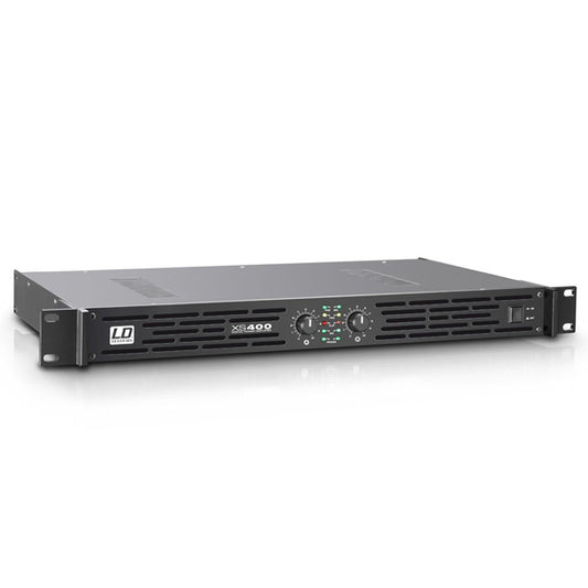 LD Systems XS 400 2 x 200 Watt PA Power Amplifier Class D Amp (LDXS400 LDXS-400)