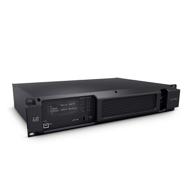 LD Systems DSP 44 K 4 Channel 4 x 1200 Watts DSP Power Amplifier with Dante (DSP44K DSP-44-K)