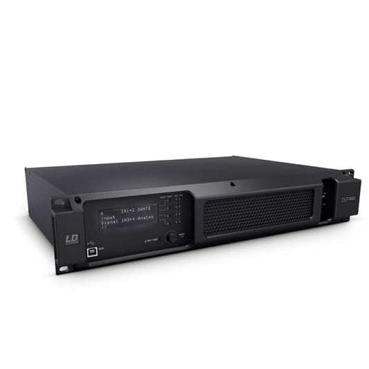 LD Systems DSP 44 K 4 Channel 4 x 1200 Watts DSP Power Amplifier with Dante (DSP44K DSP-44-K)